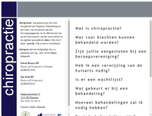 Tablet Screenshot of chiropractie-haarlem.nl